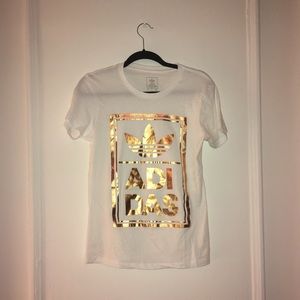 New Adidas White Tee